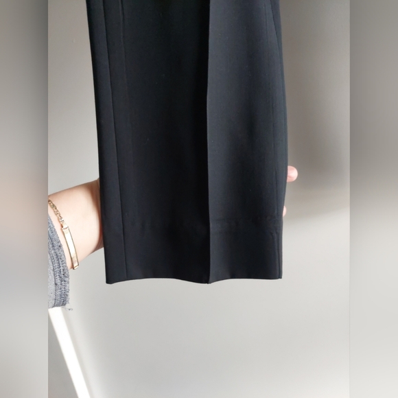 Everlane The Slim Wool Pleated Trouser Pant Black Sz 2 Minimalist NWOT - Picture 6 of 9